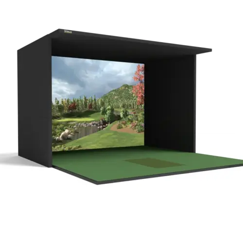 SimBooth 3 - Golf Simulator Booth - 196-Inch Screen